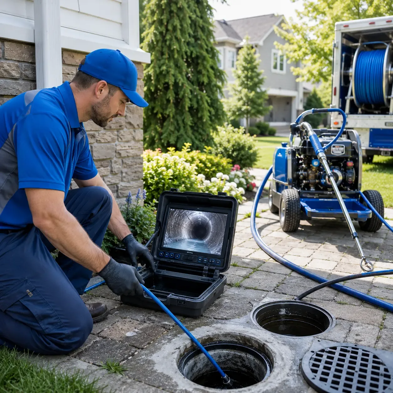 Outdoor drain cleaning professionals serving Boones Mill, VA